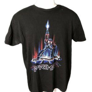 Optimus “Prime” Mens L Graphic T Shirt Black Short